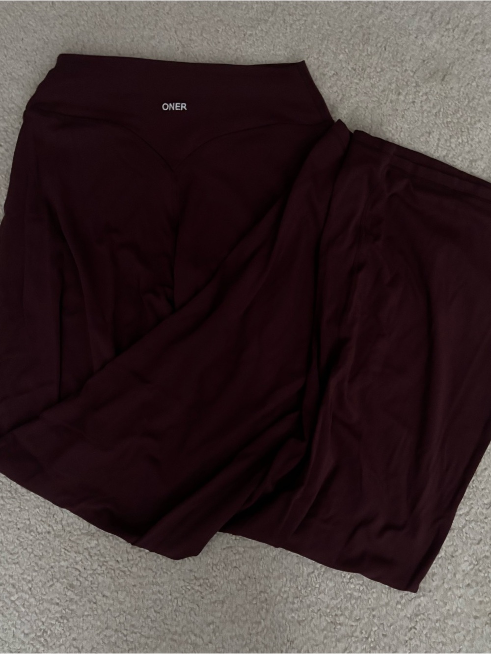 Oner active straight leg pants - velvet mocha - size small short